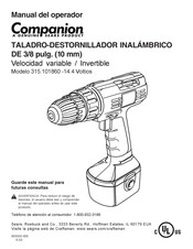 COMPANION 315.101860 Manual Del Operador