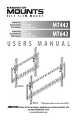 Monster Mounts MT642 Manual De Usario