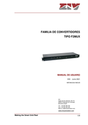 ZIV F2MUX Manual De Usuario