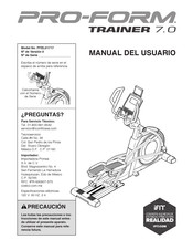 Pro-Form PFEL01717 Manual Del Usuario