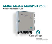 Kamstrup M-Bus Master MultiPort 250L Guía De Instalación Y Uso