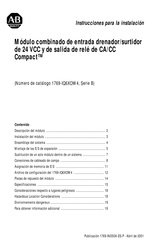 AB Quality 1769-IQ6XOW4 B Serie Instrucciones Para La Instalación