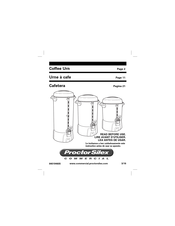 Hamilton Beach Commercial Proctor Silex COMMERCIAL 45060 Manual Del Usuario