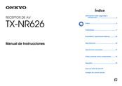 Onkyo TX-NR626 Manual De Instrucciones