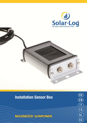 Solar-Log Sensor Box Manual De Instalación