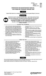 Ingersoll Rand PowerForce PF900 Manual De Operación Y Mantenimiento