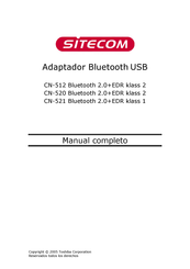 Toshiba Sitecom CN-512 Manual De Instrucciones