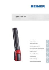 Reiner Speed-i-Jet 798 Instrucciones De Empleo