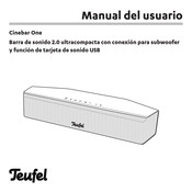 Teufel Cinebar One Manual Del Usuario