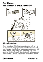 Motorola MILESTONE Manual Del Usuario