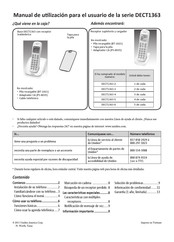 Uniden DECT1363-5 Manual De Utilización Para El Usuario