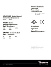 Thermo Scientific ADVANCED AC200 Manual Del Usuario