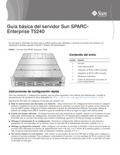 Sun Microsystems Sun SPARC T5240 Guía Básica