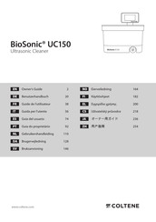 Coltene BioSonic UC150 Guia Del Usuario