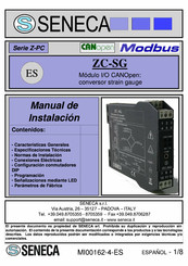 Seneca Z-PC Serie Manual De Lnstalacion