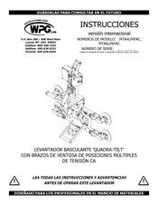 WPG MTA6LP6FAC Manual De Instrucciones