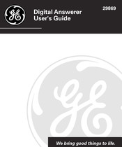 GE 29869 Manual Del Usuario