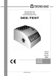 Tecno-gaz SEE-TEST 260/S Istrucciones Para El Uso