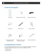 Ubiquiti LTU-Rocket Guia De Inicio Rapido