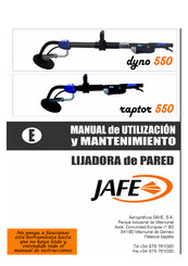 jafe dyno 550 Manual De Utilización Y Mantenimiento