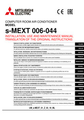 Mitsubishi Electric s-MEXT 006 Manual De Instalación, Uso Y Mantenimento