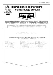 EVAPCO LRW Serie Instrucciones De Maniobra Y Ensamblaje En Obra