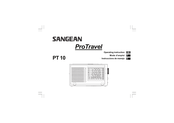 Sangean Electronics ProTravel PT 10 Instrucciones De Manejo