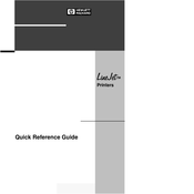 HP LineJet Serie Guía De Referencia Rápida