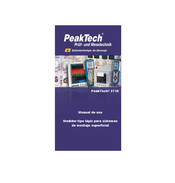 PeakTech 3710 Manual De Uso