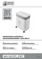 UNITED OFFICE UAVS 300 A1 Instrucciones De Uso E Indicaciones De Seguridad