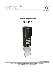 Satel INT-SF Manual De Instrucciones