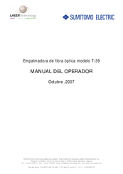 Sumitomo T-39 Manual Del Operador