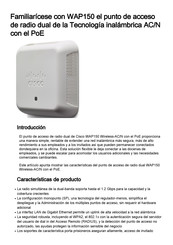 Cisco WAP150 Manual De Instruciones