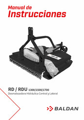 Baldan RD 1500 Manual De Instrucciones