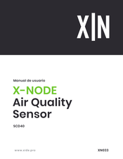 Xide X-NODE Air Quality Sensor SCD40 Manual De Usuario