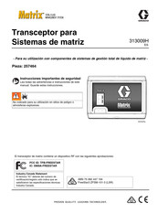 Graco Matrix 257464 Manual De Utilización