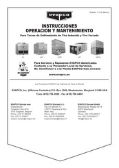 EVAPCO AT Serie Instrucciones Operación Y Mantenimiento