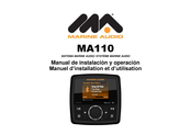 Marine Audio MA110 Manual De Instalación Y Operación