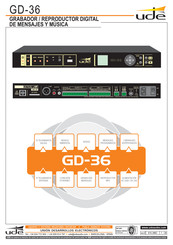 UDE GD-36 Manual Del Usuario