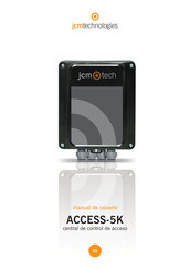 JCM Technologies ACCESS-5K Manual Del Usuario