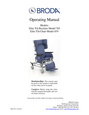 broda Elite Tilt Chair Manual De Operación