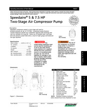 Speedaire 1WD21 Instrucciones De Operación Y Manual De Partes