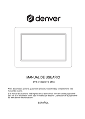 Denver PFF-710WHITE MK3 Manual De Usuario