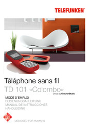 Telefunken TD 101 Colombo Manual De Instrucciones