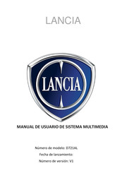 LANCIA D721AL Manual De Usuario