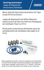 Horton HT/S Instrucciones De Servicio