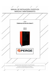 Perge GTH Serie Manual De Instalación, Puesta En Marcha Y Mantenimiento