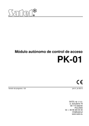 Satel PK-01 Manual Del Usuario