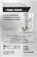 Black and Decker DCM2900W Manual Del Usuario