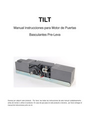 MotorPuerta TILT Manual Instrucciones